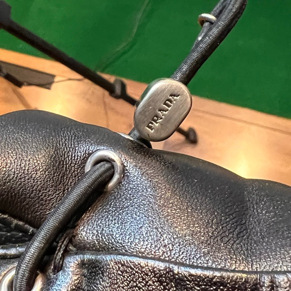 Prada Vibram Black Slip On Loafers size EU 39 US 8 - Picture 8 of 15